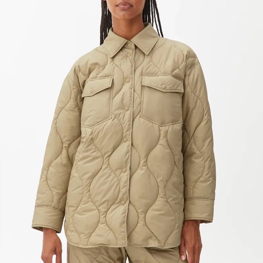 Tan Quilted Women's Jacket